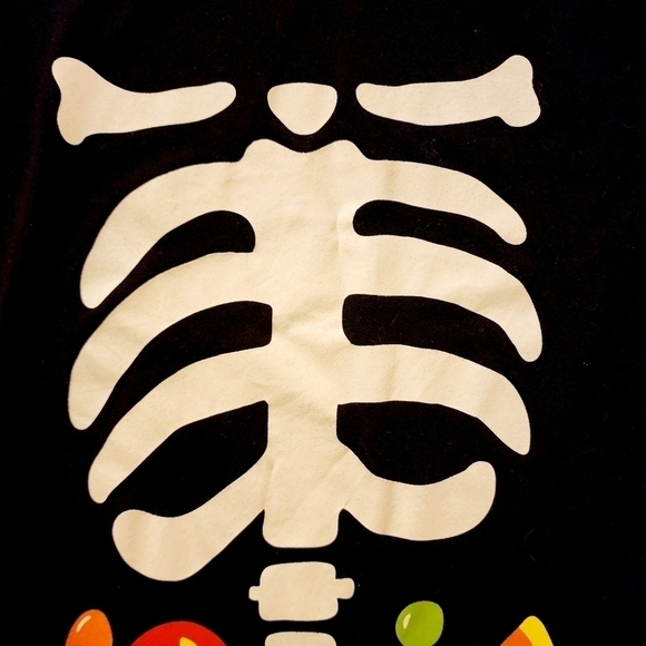 Way to Celebrate Women's Glow in the Dark Halloween Long Sleeve T-Shirt L XL EUC - Picture 2 of 8